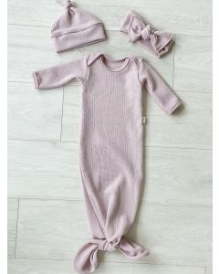 Mali Anđeo- Vreća za spavanje za novorođenče (0-3mj)- Bubbles Rose Quartz