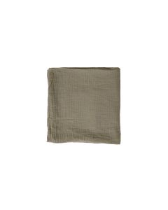 lunilou muslin swaddle covert green