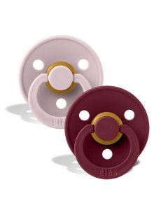 BIBS Colour dude (okrugle) 6+mj– Pink Plum/Elderberry