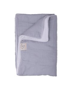 Effiki Eddy Bear muslin dekica Dove Grey