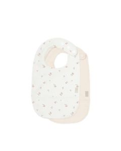 Cam Cam® Bib w/ pocket, 2-pack - Poppies/Shell