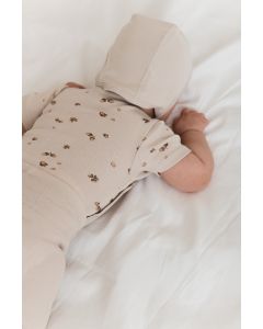 lunilou newborn bonnet iced latte