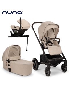 Nuna® Dječja kolica 4u1 Mixx™ Next + Pipa™ Next Biscotti + Isofix baza Next