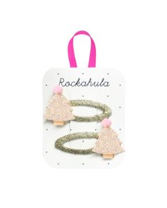 Rockahula kopče za kosu- Frosted Shimmer Xmas Tree