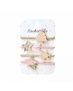 Rockahula gumice za kosu -Frosted Shimmer Xmas Tree 